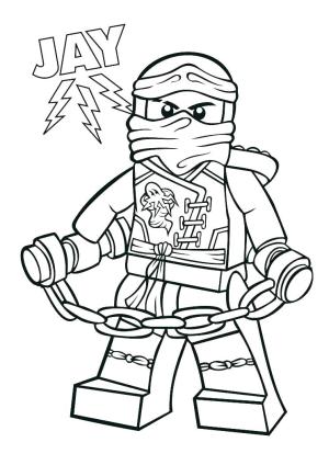 Lego Ninjago boyama sayfası,  coloring page, Jay Ninjago, 