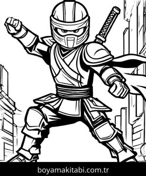 Lego Ninjago boyama sayfası,  coloring page, canlı, doğal, oyunlu
