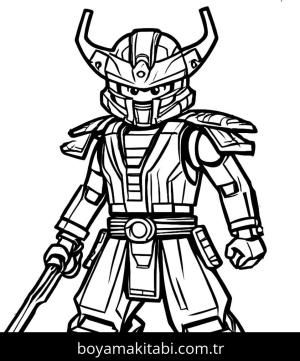 Lego Ninjago boyama sayfası,  coloring page, çocuklar için, komik, minimal