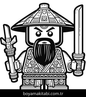 Lego Ninjago boyama sayfası,  coloring page, benzersiz, kreatif, popüler