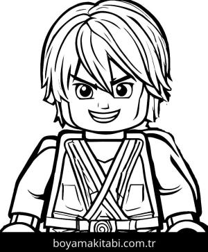 Lego Ninjago boyama sayfası,  coloring page, oyunlu, sevimli, çerçeveli