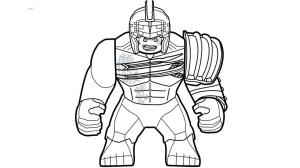 Lego boyama sayfası,  coloring page, Lego Hulk Gladyatör, 