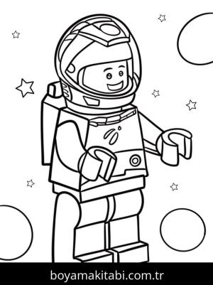 Lego boyama sayfası – çocuklar için, çizgi film temalı