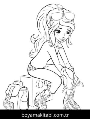 Lego boyama sayfası – boyama çalışması, yaratıcılığı geliştirir