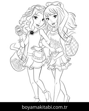 Lego boyama sayfası – okul öncesi, evde etkinlik