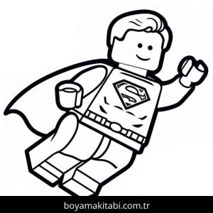 Lego boyama sayfası – yaratıcılık, eğlenceli etkinlik