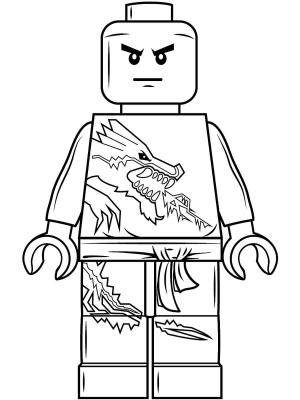 Lego boyama sayfası,  coloring page, Lego Ninjago Lloyd, 