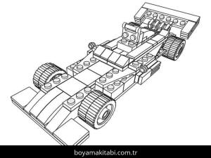 Lego boyama sayfası – boyama çalışması, yaratıcılığı geliştirir