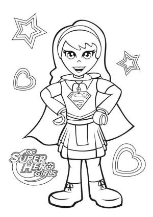 Lego boyama sayfası,  coloring page, Lego Süper Kız, 