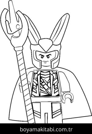 Lego boyama sayfası – okul öncesi, evde etkinlik