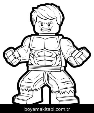 Lego boyama sayfası – boyama etkinliği, çocuk aktivitesi