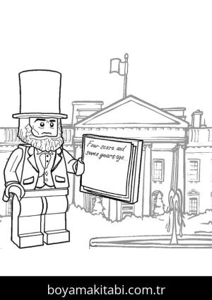 Lego boyama sayfası – yaratıcılığı geliştirir, keyifli zaman