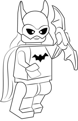 Lego boyama sayfası,  coloring page, Lego Yarasa Kızı, 