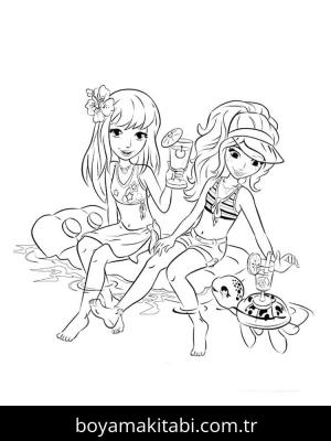 Lego boyama sayfası – PDF indir, sevimli karakter