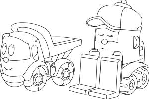 Truck Leo boyama sayfası, Leo Truck coloring page, , 