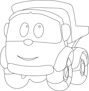 Truck Leo boyama sayfası, Leo Truck coloring page, , 