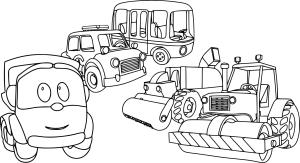 Truck Leo boyama sayfası, Leo Truck coloring page, , 