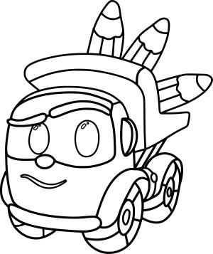 Truck Leo boyama sayfası, Leo Truck coloring page, , 