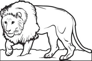 León boyama sayfası,  coloring page, Lleón Gordo, 