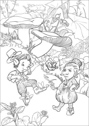 Leprikon boyama sayfası,  coloring page, İrlanda Halkbilimi Leprikon çizin, 