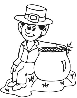 Leprikon boyama sayfası,  coloring page, Leprikon çocuğu çiz, 