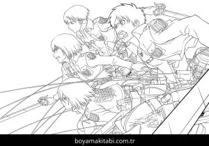 Levi Ackerman boyama sayfası – ücretsiz yazdır, boyama etkinliği