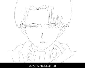 Levi Ackerman boyama sayfası – yaratıcılığı geliştirir, keyifli zaman