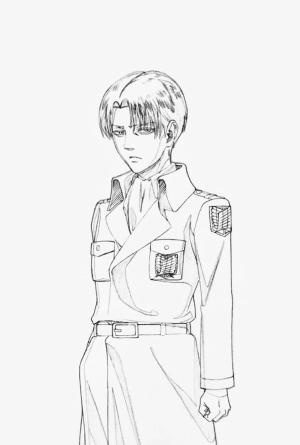 Levi Ackerman boyama sayfası,  coloring page, Harika Levi, 