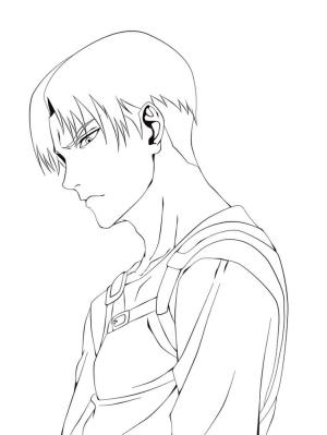 Levi Ackerman boyama sayfası,  coloring page, Levi ile Yüzleş, 