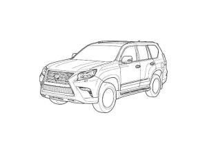 Lexus boyama sayfası,  coloring page, ücretsiz Lexus, 