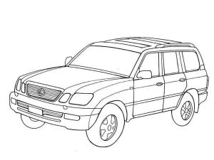 Lexus boyama sayfası,  coloring page, Yazdırılabilir Lexus Araba, 