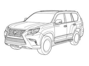 Lexus boyama sayfası,  coloring page, Lexus ücretsiz Yazdırılabilir, 