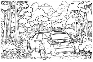 Lexus boyama sayfası,  coloring page, Çocuklar Için Lexus Boyama Sayfası, 