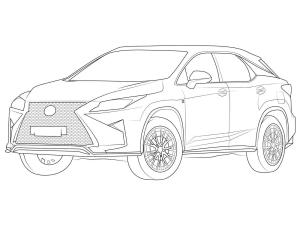 Lexus boyama sayfası,  coloring page, Lexus Araba Sevimli, 