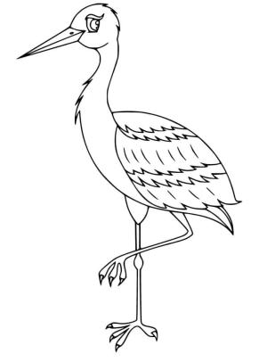 Leylek boyama sayfası,  coloring page, Müthiş Leylek, 