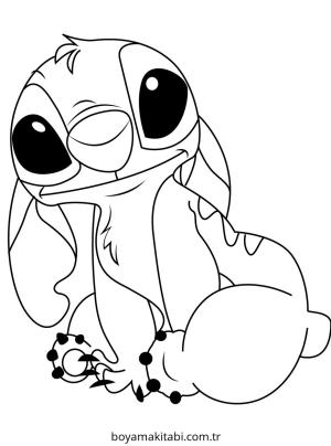 Lilo and Stitch boyama sayfası – keyifli zaman, renkli çizimler