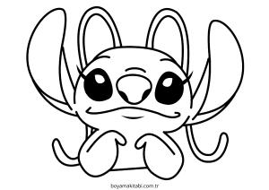 Lilo and Stitch boyama sayfası – PDF indir, sevimli karakter