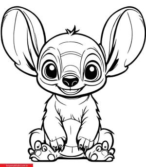 Lilo and Stitch boyama sayfası, Lilo and Stitch coloring page, , 