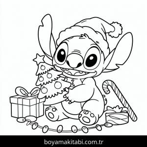 Lilo & Stitch boyama sayfası – kolay boyama, eğitici aktivite