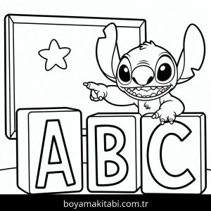 Lilo & Stitch boyama sayfası – yaratıcılık, eğlenceli etkinlik
