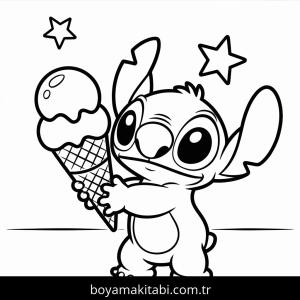 Lilo & Stitch boyama sayfası – çocuklar için, çizgi film temalı