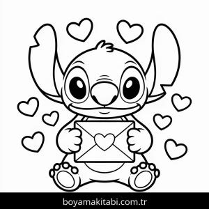 Lilo & Stitch boyama sayfası – okul öncesi, evde etkinlik