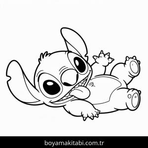 Lilo & Stitch boyama sayfası – el becerilerini geliştirir, boyama çalışması