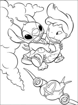 Lilo & Stitch boyama sayfası,  coloring page, Dikiş Lilo’yu Kurtarır, 