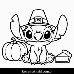 Lilo & Stitch boyama sayfası – evde etkinlik, ücretsiz yazdır