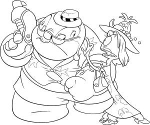 Lilo & Stitch boyama sayfası,  coloring page, Lilo Ve Stitch’ten Jumba Ve Pleakley, 