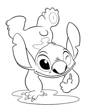 Lilo & Stitch boyama sayfası,  coloring page, Serin Dikiş, 