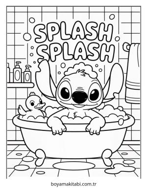 Lilo ve Stitch boyama sayfası – ücretsiz yazdır, boyama etkinliği