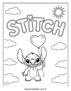 Lilo ve Stitch boyama sayfası – yaratıcılığı geliştirir, keyifli zaman