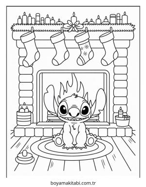 Lilo ve Stitch boyama sayfası – yaratıcılık, eğlenceli etkinlik